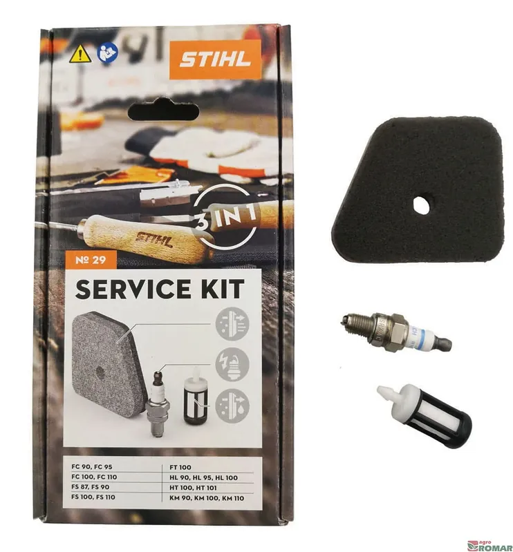 Zestaw serwisowy STIHL nr 29 4-MIX FS87 FS90 FS100 FS110 FC FT HL HT KM | Końcówka serii