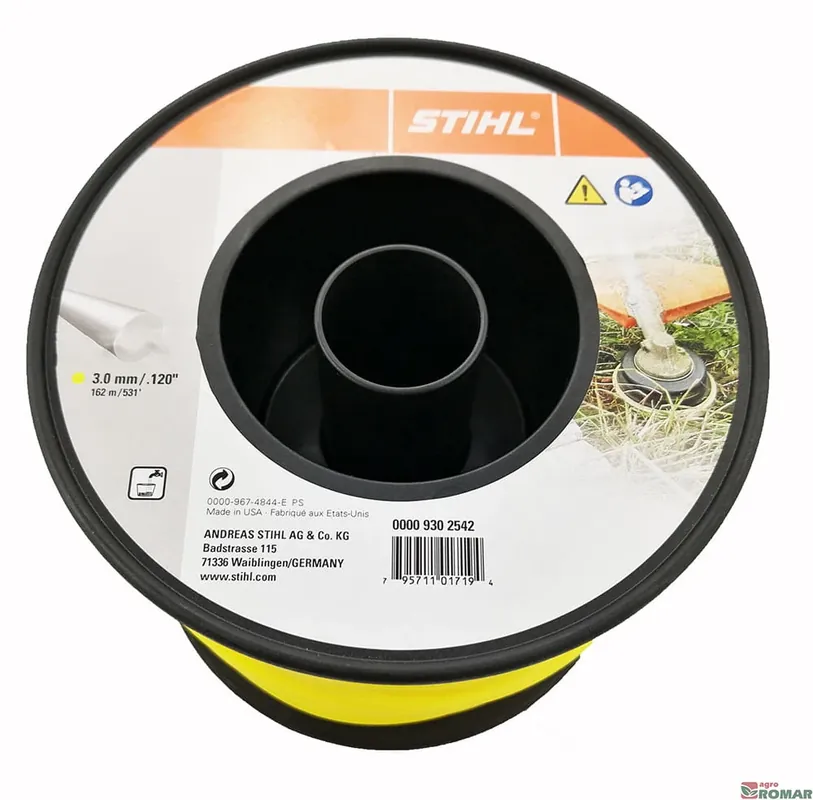 Wybór klientów - Żyłka okrągła 3,0 x 162m (szpula) Stihl