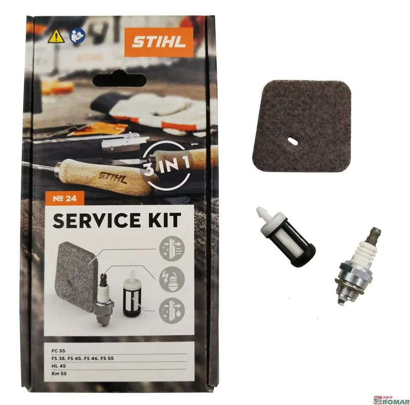 Zestaw serwisowy STIHL nr 24 FS38 FS45 FS46 FS55 FC55 HL45 KM55 - Nowość w ofercie