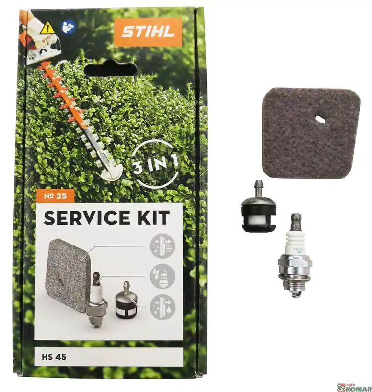 Zestaw serwisowy STIHL nr 25 nożyce do żywopłotu HS45 - Jeszcze taniej