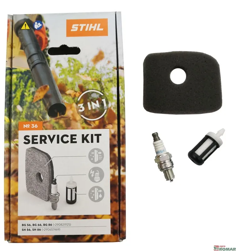 Zestaw serwisowy STIHL nr 36 dmuchawy i odkurzacze BG56 BG66 BG86 SH56 SH86 - Produkt ceniony przez klientów