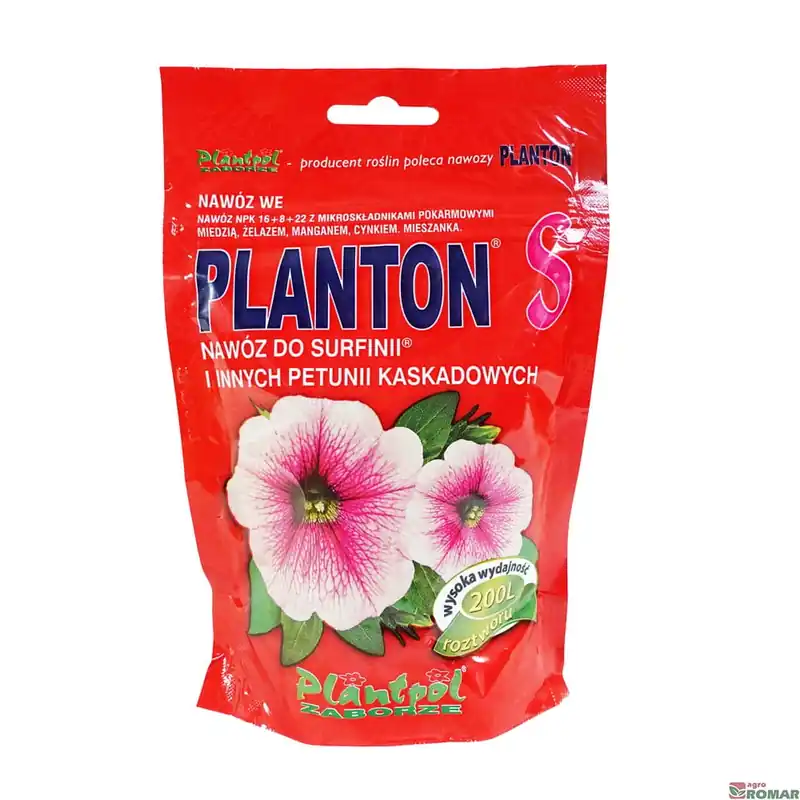 Świetna cena - Nawóz Planton S do surfinii i innych petunii kaskadowych 200g