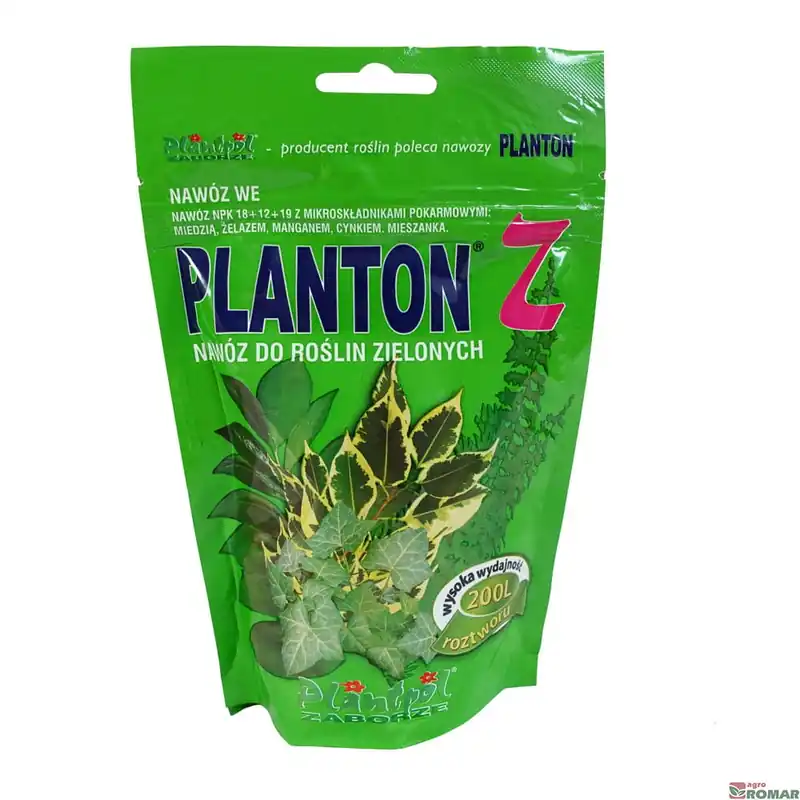 Produkt ceniony przez klientów | Nawóz Planton Z do roślin zielonych 200g