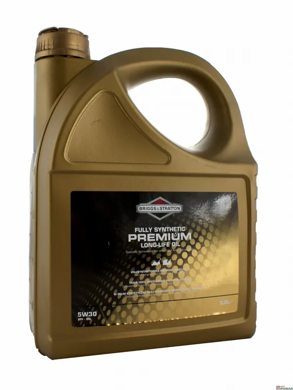 Do wyczerpania zapasów - Olej syntetyczny Briggs&Stratton 5W30 Premium Longlife 5L