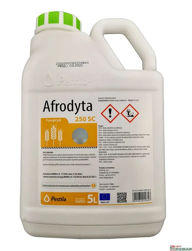 Afrodyta 250SC 5L - Końcówka zapasów