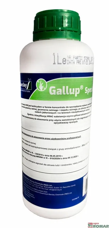 Hit - Gallup Special 360 Barclay (1 litr) glifosat