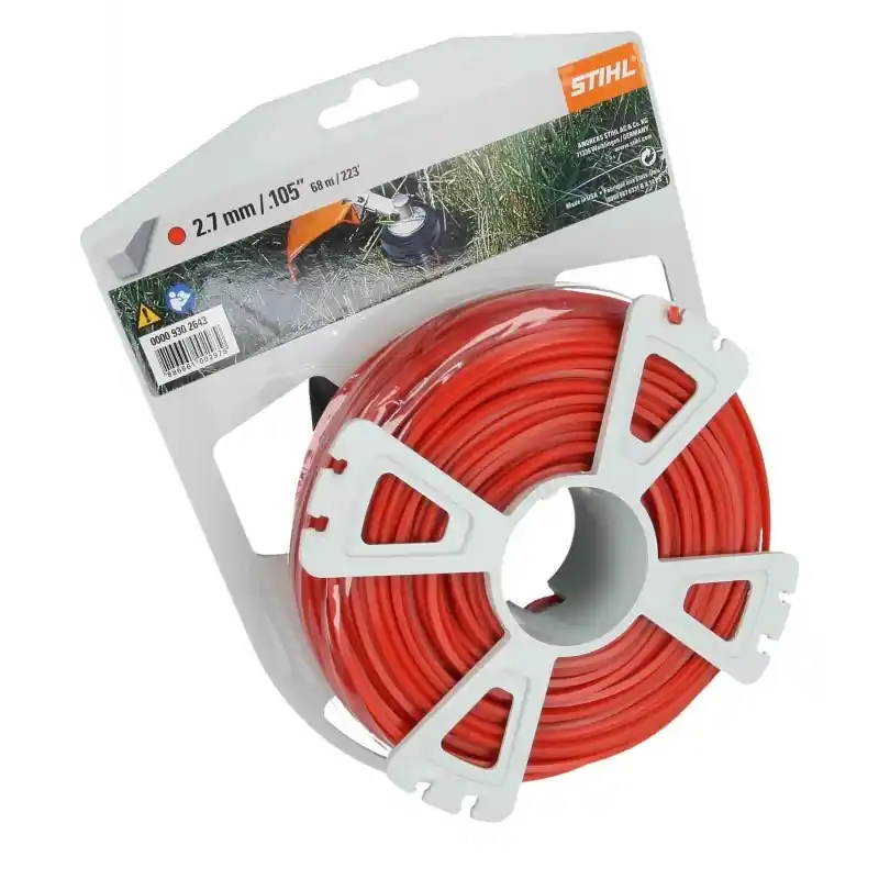 STIHL Żyłka kwadratowa czerwona (2,7 mm x 68 m) 0000 930 2643 - Bestseller
