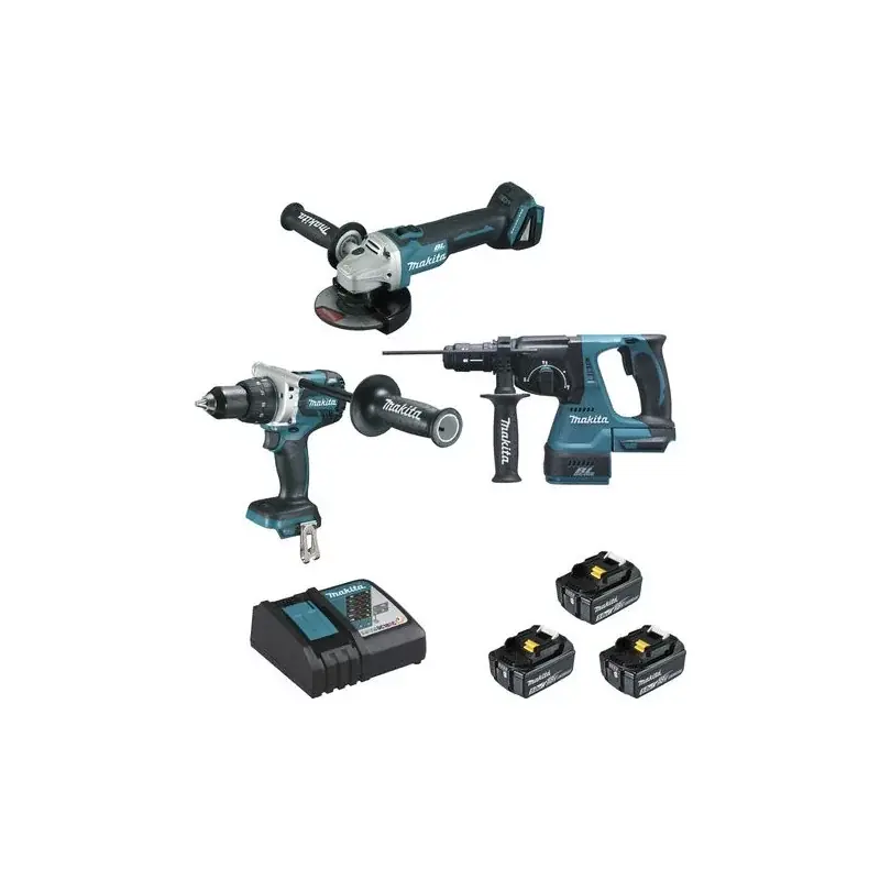 Oszczędź więcej | MAKITA ZESTAW wkrętarka szlifierka młot DLX3092TJ