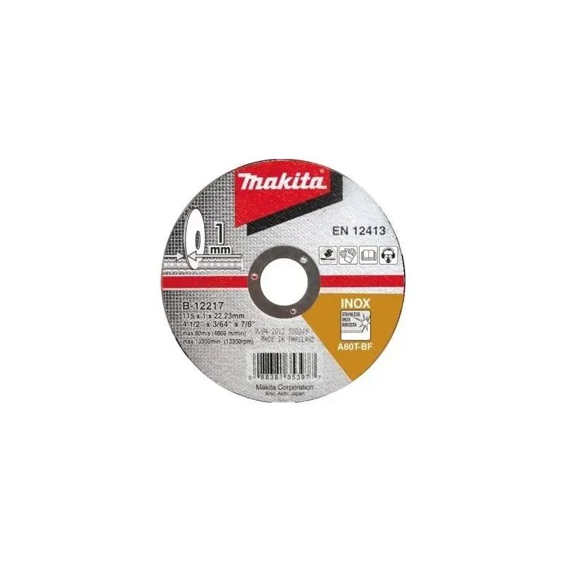 Cena promocyjna - Makita EXTRA CIENKA TARCZA TNĄCA 115x1x22mm B-12217