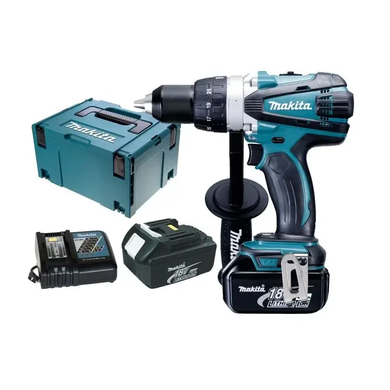 Promocja - MAKITA DDF458RTJ WIERT.-WKRĘTARKA 18V 2x3Ah 91Nm