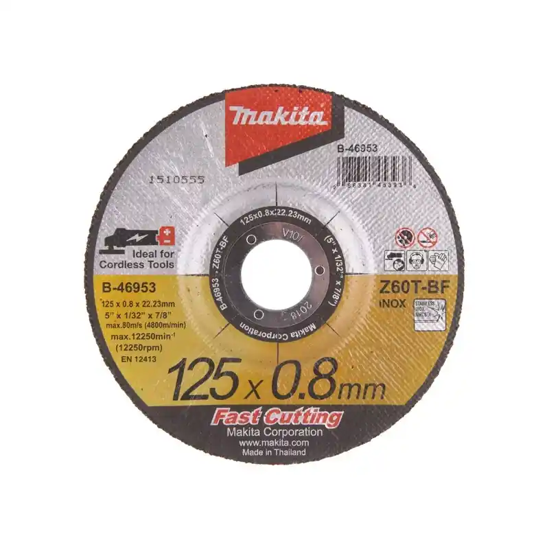 MAKITA B-46953 Tarcza tnąca INOX do metalu 125x0.8mm - Bardzo popularny produkt