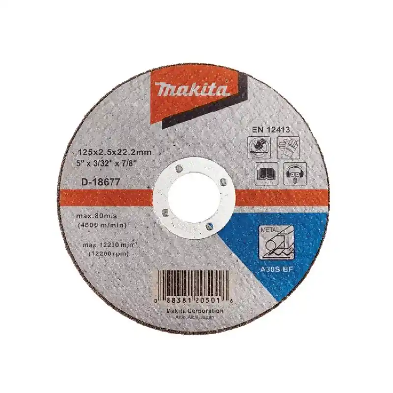 TARCZA DO CIĘCIA METALU 2,5 x 125 MAKITA D-18677 - Na zamówienie