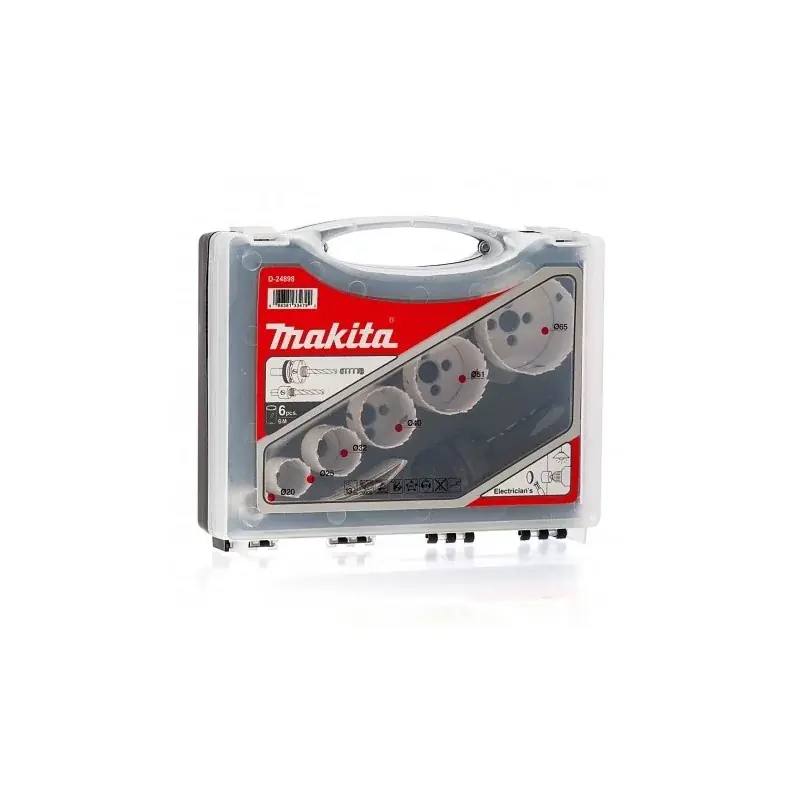 ZESTAW OTWORNIC BIMETALOWYCH MAKITA dla elektryków D-16944 | Wyprzedaż