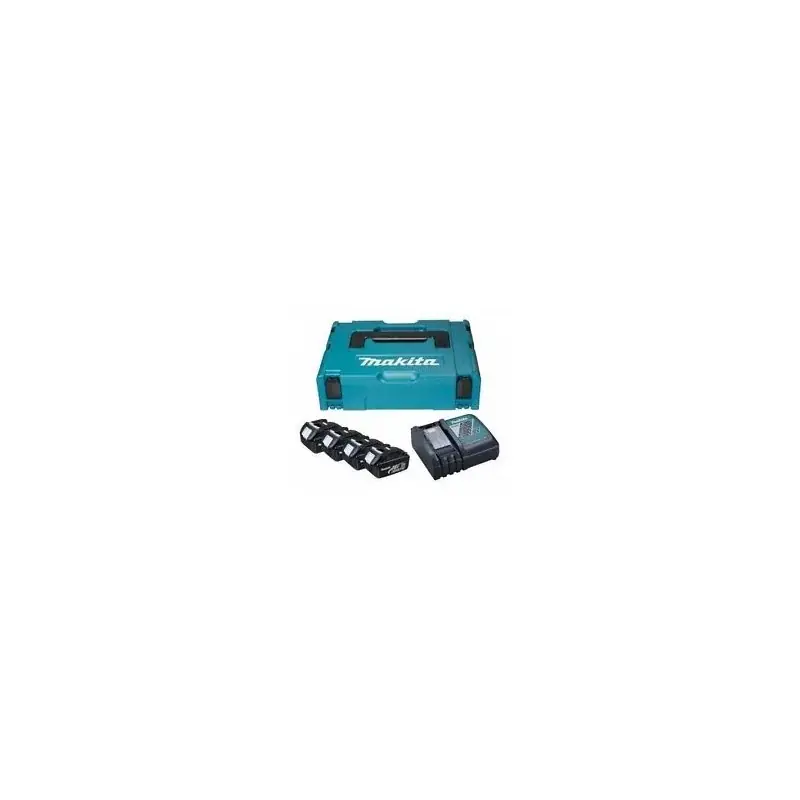 Bardzo popularny produkt - ZESTAW ZASILAJĄCY 18 V MAKPAC (BL1830x4 sztuki ładowarka DC18RC)