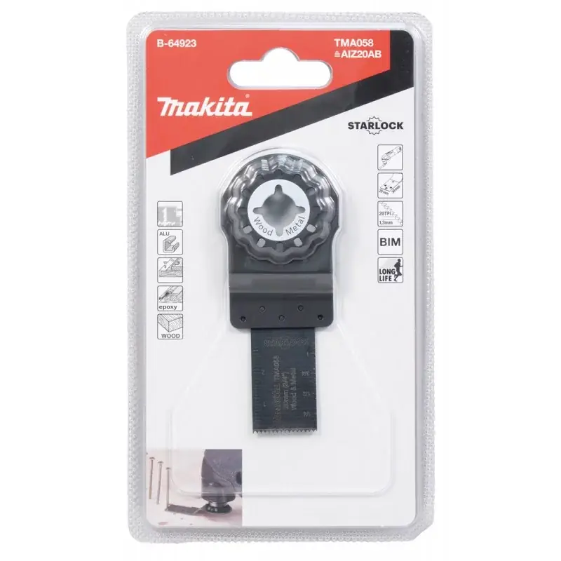Rabat | Makita B-64923 - brzeszczot prosty 20x20mm BiM TMA058