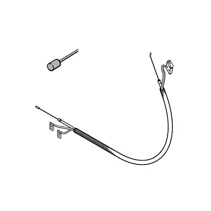 Linka przepustnicy do Stihl FS55, FS55C - 4140 180 1109 - Jeszcze taniej