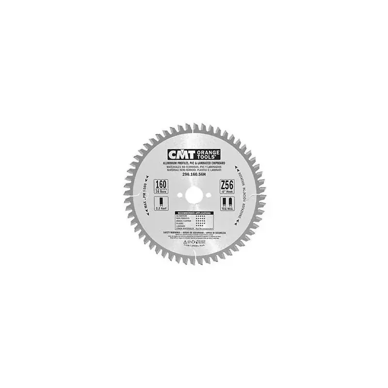 Produkt polecany - CMT Tarcza tnąca aluminium 160x20 56Z 296.160.56