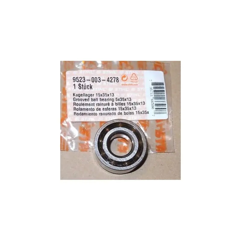 Łożysko kulkowe z rowkiem 15x35x13 dla Stihl - Super okazja