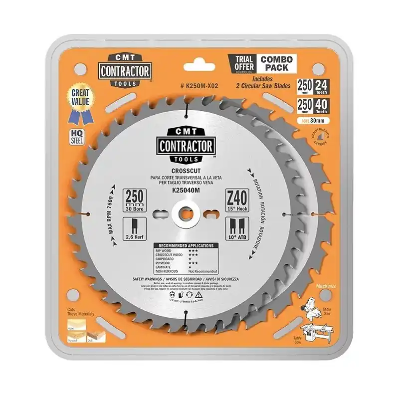 Produkt polecany | CMT PIŁY TARCZOWE 305MM 30MM ZESTAW K305M-X02
