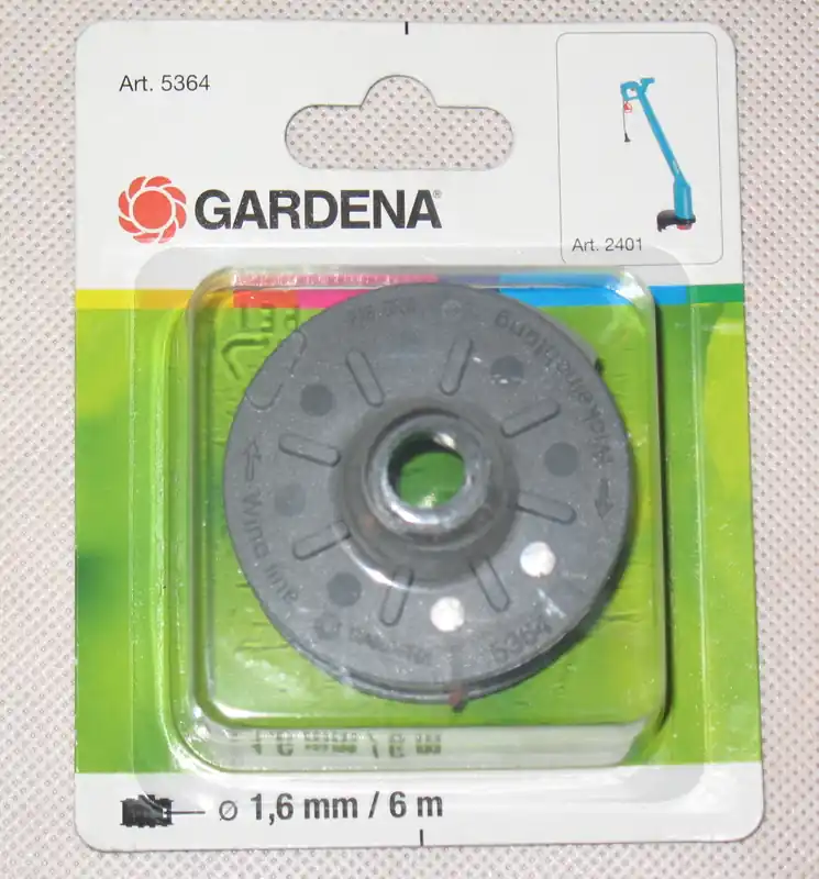 Gardena kaseta z żyłką do podkaszarki elektrycznej SmallCut numer artykułu 2401 i clasicCutspecial nr 2407 | Megacena