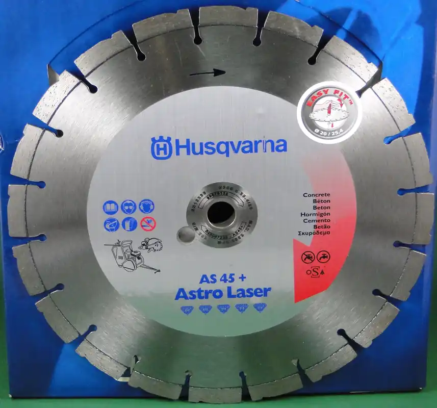 Tarcza diamentowa Husqvarna AS45+ 300 mm do przecinarek. - Najlepsza cena