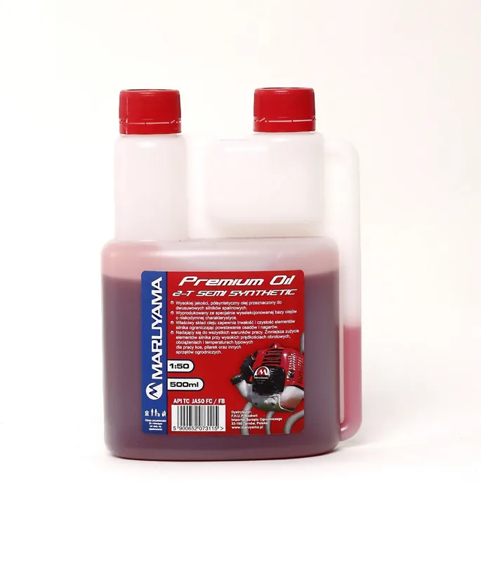 Kup teraz - Olej Maruyama 2T do mieszanki, butelka 500ml z dozownikiem 50ml