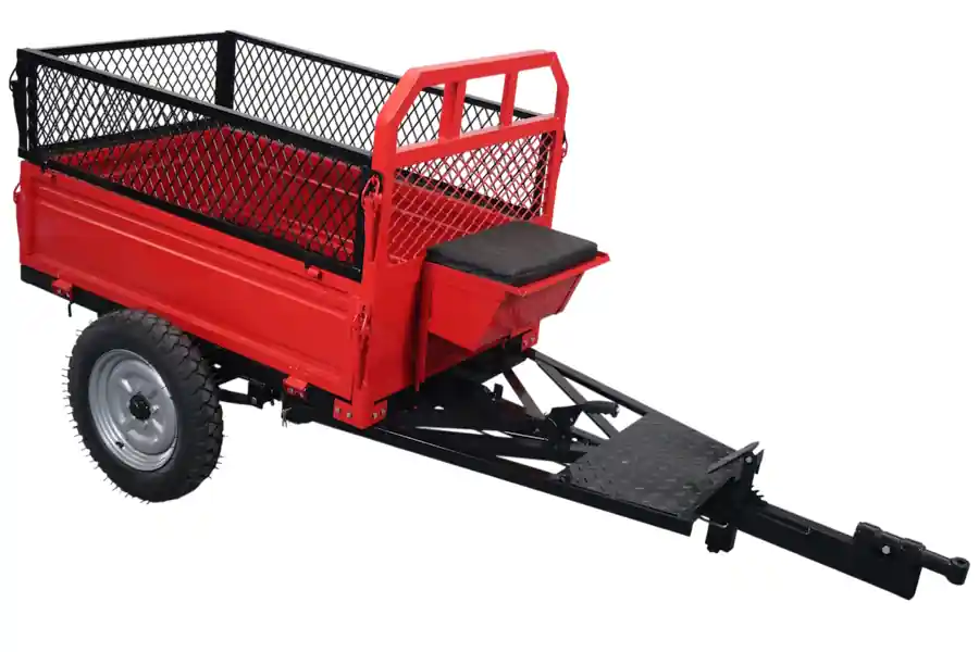PRZYCZEPKA DO TRAKTORA JEDNOOSIOWEGO MC370 4.00-12 500KG 125x80x30+30cm - Hit