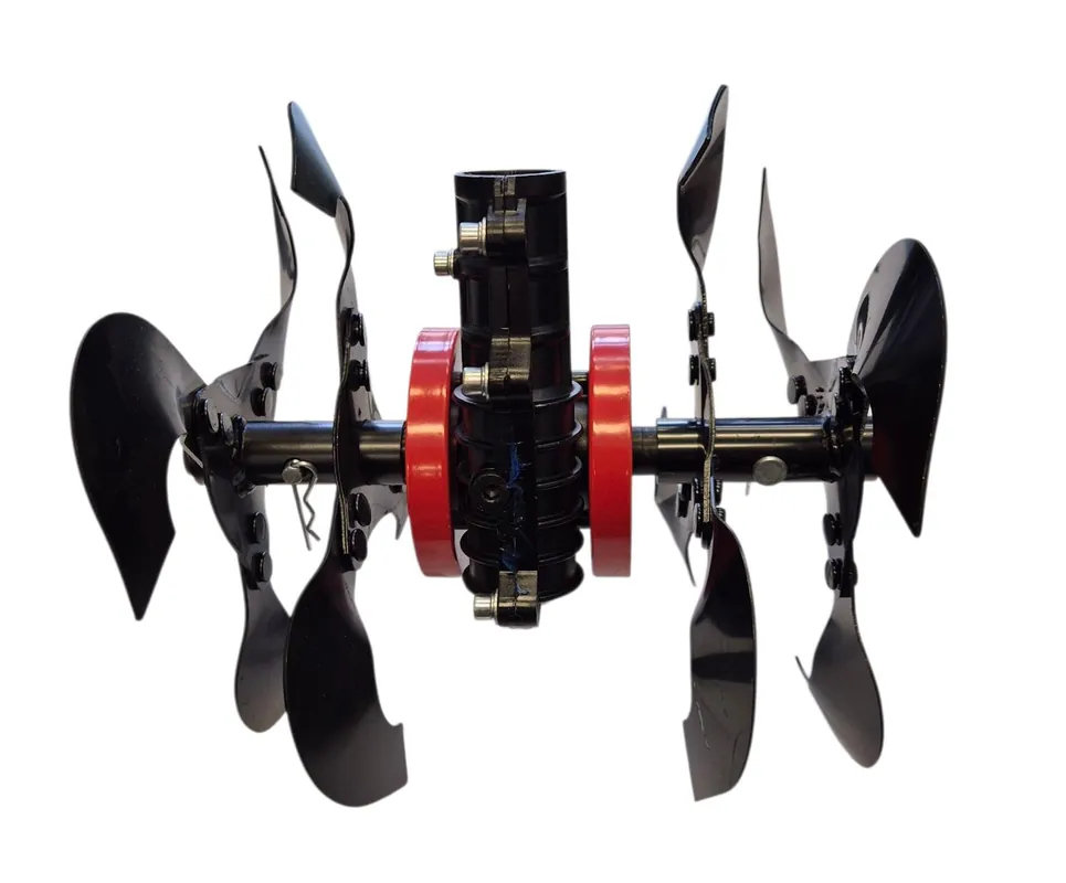 PRZYSTAWKA GLEBOGRYZARKA DO KOSY 28 mm 9 FREZÓW SZEROKOŚĆ ROBOCZA 240mm WZMACNIANA - Zostało tylko kilka sztuk