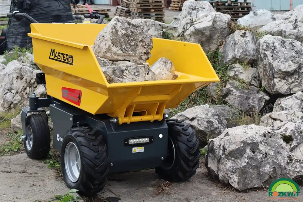 Outlet - TRANSPORTER WYWROTKA ELEKTRYCZNA AU-ED500 48V, 32AH, 500kg
