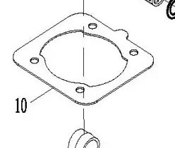 Cena promocyjna - USZCZELKA CYLINDRA PILARKI HCS145, HCS150, HCS155