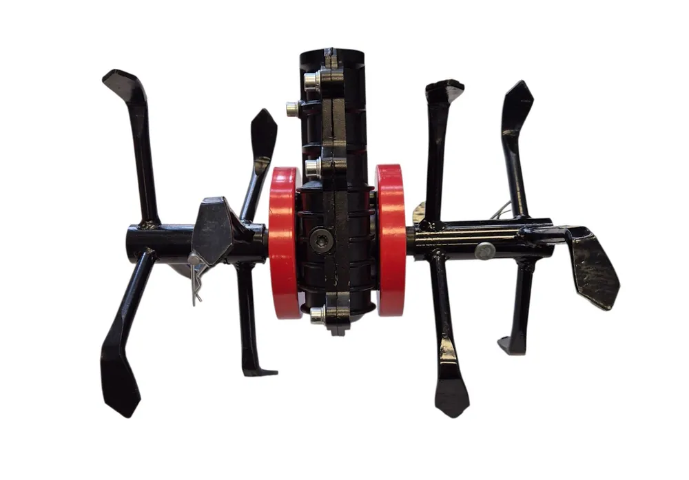 PRZYSTAWKA GLEBOGRYZARKA DO KOSY 26mm 9 FREZÓW SZEROKOŚĆ ROBOCZA 260mm WZMACNIANA - Darmowy zwrot