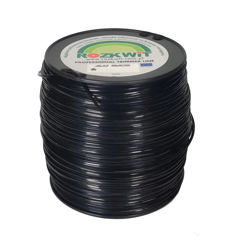Hit sprzedaży - ŻYŁKA ALU NERO MET GWIAZDKA 2,4mm x 515m SZPULA (1,81kg)