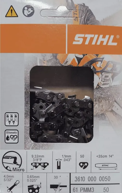 Stihl łańcuch 3/8 picco 1,1mm 50 ogniw prowadnica 35cm MS 162, MS 170, MSE 141 - Okazja cenowa