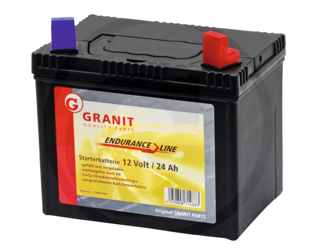 Akumulator 12V 24Ah Endurance prawy plus wymiary 195x130x183 mm bezobsługowy - Nowy produkt