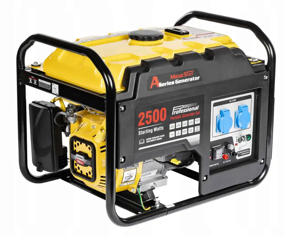 Łatwy zwrot - LONCIN LC 2500-AS - agregat prądotwórczy moc maksymalna 2200W AVR