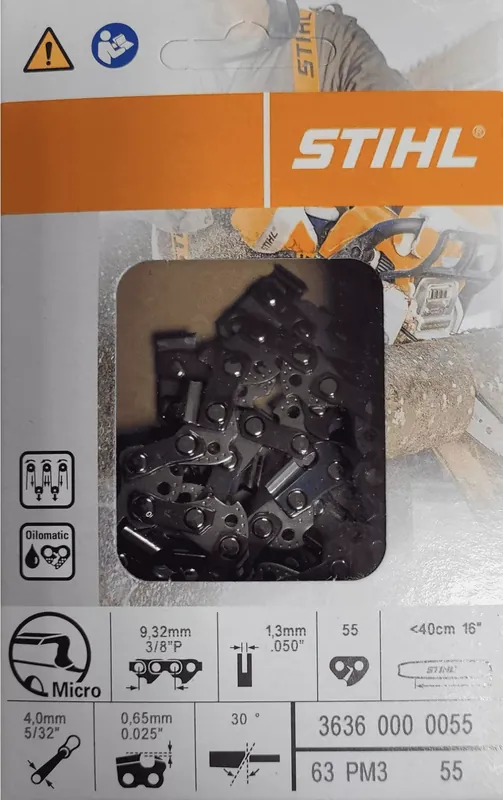 Skorzystaj teraz - Stihl łańcuch 3/8 picco 1,3mm 55 ogniw prowadnica 40cm