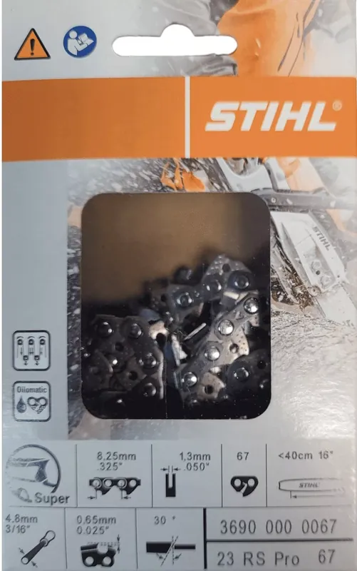 Ostatnia okazja - Stihl łańcuch .325 1,3mm 67 ogniwa prowadzące prowadnica 40 cm
