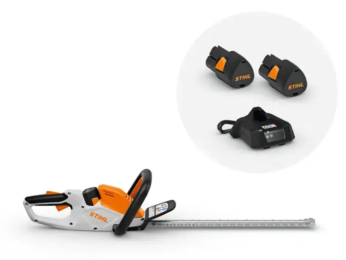 Zamów teraz | STIHL HSA 40 akumulatorowe nożyce zestaw akumulator 2xAS2 i ładowarka ostrza 50 cm