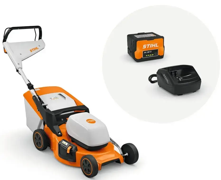 STIHL RMA 253.3 kosiarka akumulatorowa 4w1 zestaw 2 x AK 30 S + ładowarka AL 101 | Ekstra rabat