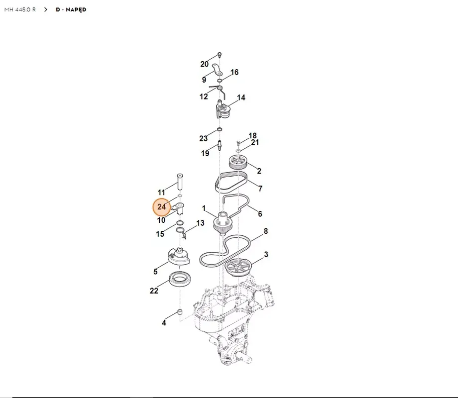Hit sprzedaży | STIHL Glebogryzarka MH445.0 Pierścień uszczelniający 12x2 9645 945 7525