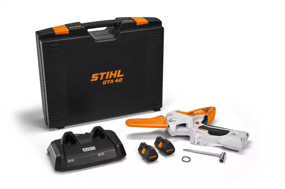 Stihl GTA 40 zestaw 2 x akumulator ładowarka walizka zbiornik oleju prowadnica 15 cm - Nowość w sprzedaży