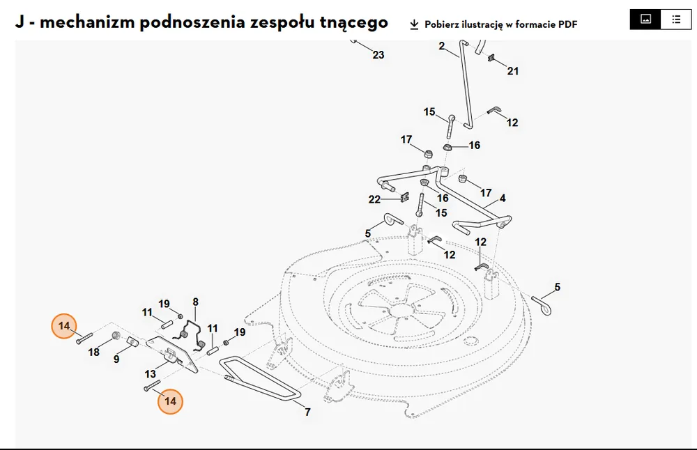 Już w sprzedaży - STIHL Śruba sześciokątna M8x60 9008 319 1970