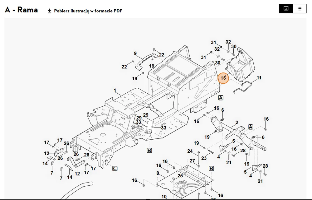 Bardzo popularny produkt | STIHL uchwyt akumulatora 6170 403 0102