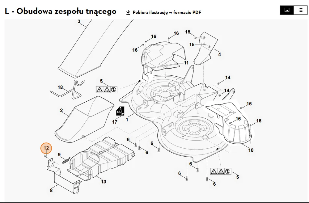 STIHL Śruba M6x20 6165 706 9500 | Najwyższa jakość