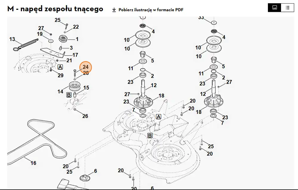 Właśnie dodano - STIHL Śruba sześciokątna M10x60 9008 319 2480