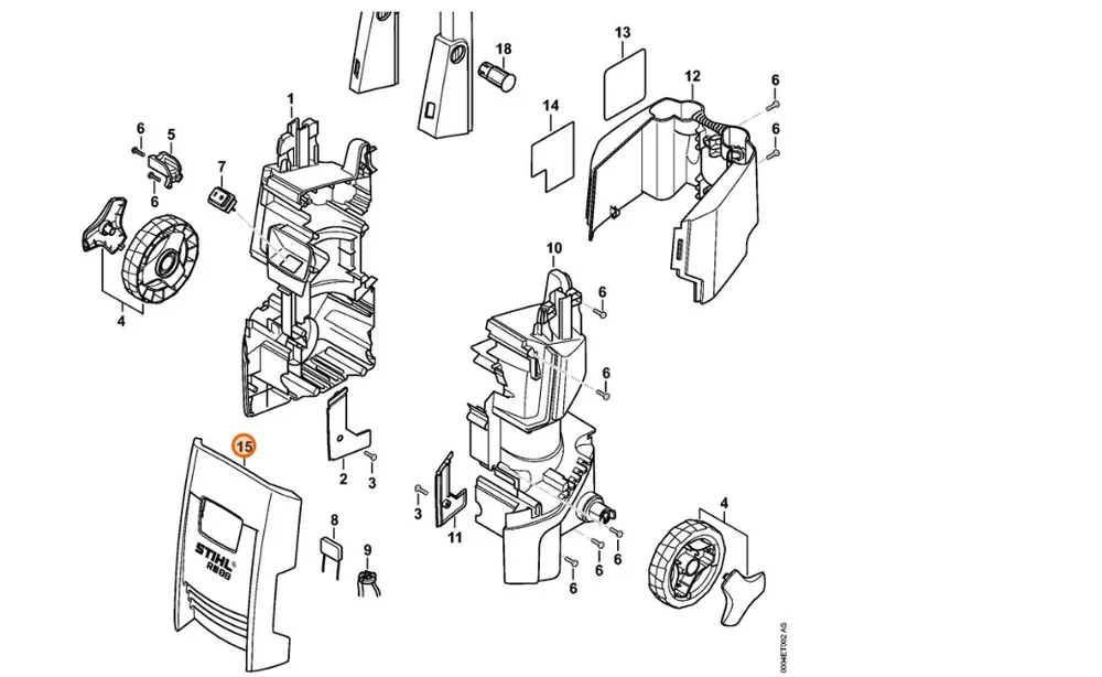 Bardzo popularny produkt | Stihl Osłona przednia 4787 790 5100