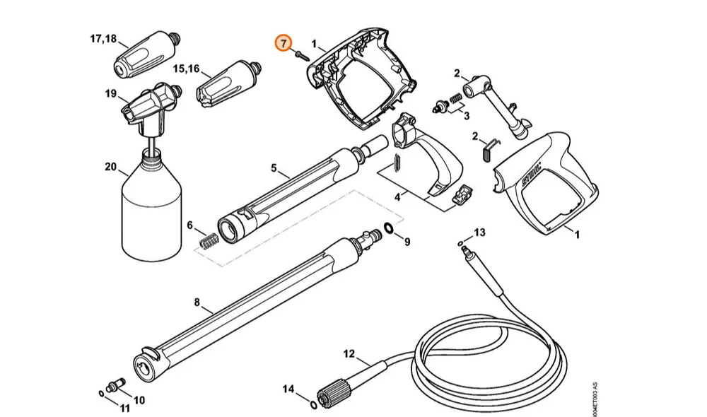 Cena promocyjna - Stihl Śruba z łbem cylindrycznym 3x16 4787 502 6000