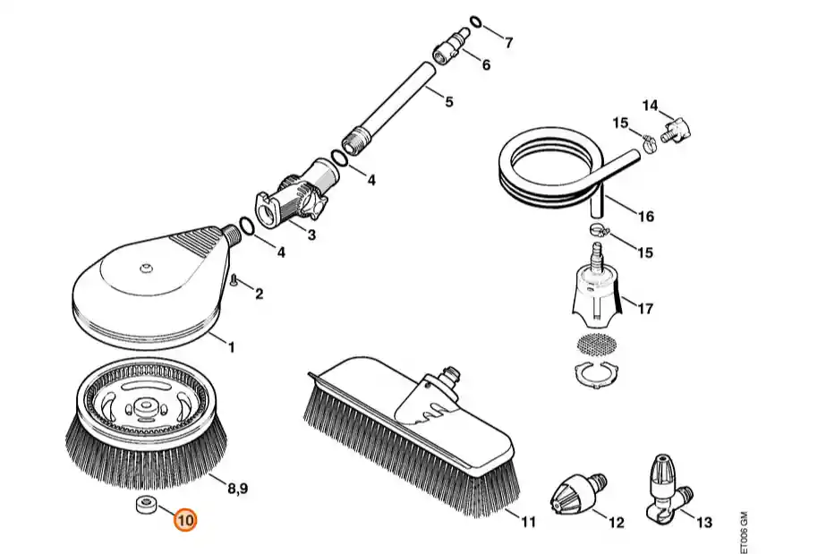 Stihl kolpak gwintowany 4900 505 1301 | Kup teraz