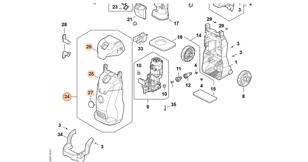 Oszczędź teraz | Stihl Osłona RE02 790 5114
