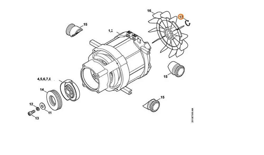 Stihl Pierścień zabezpieczający 4765 602 0500 | Ostatnia okazja
